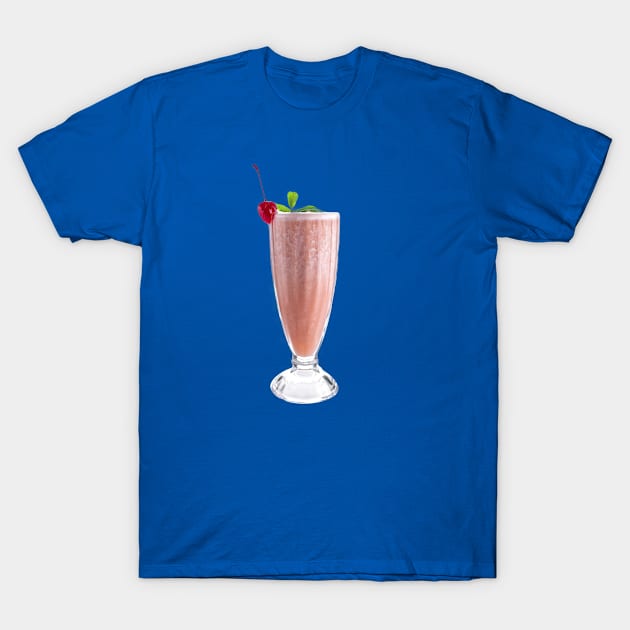 Vintage Milkshake T-Shirt by Michael's Art